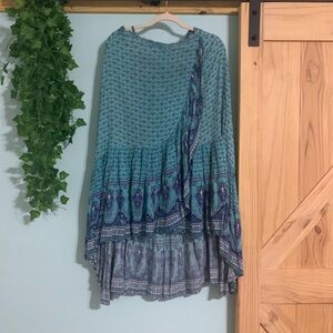 For @fallen2u ❤️❤️❤️ Sunset road wrap skirt in aqua